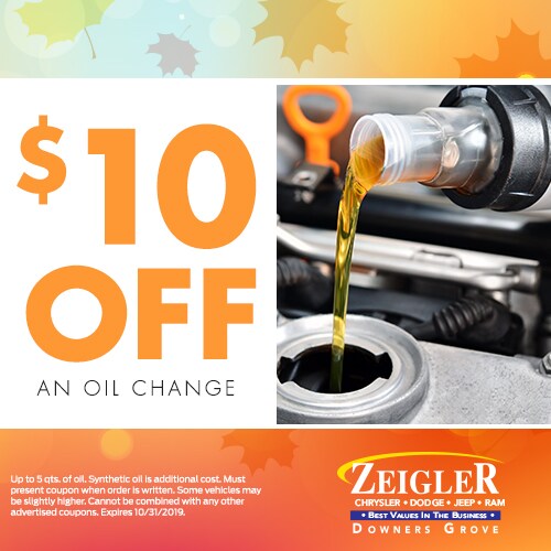 harold zeigler oil change coupons